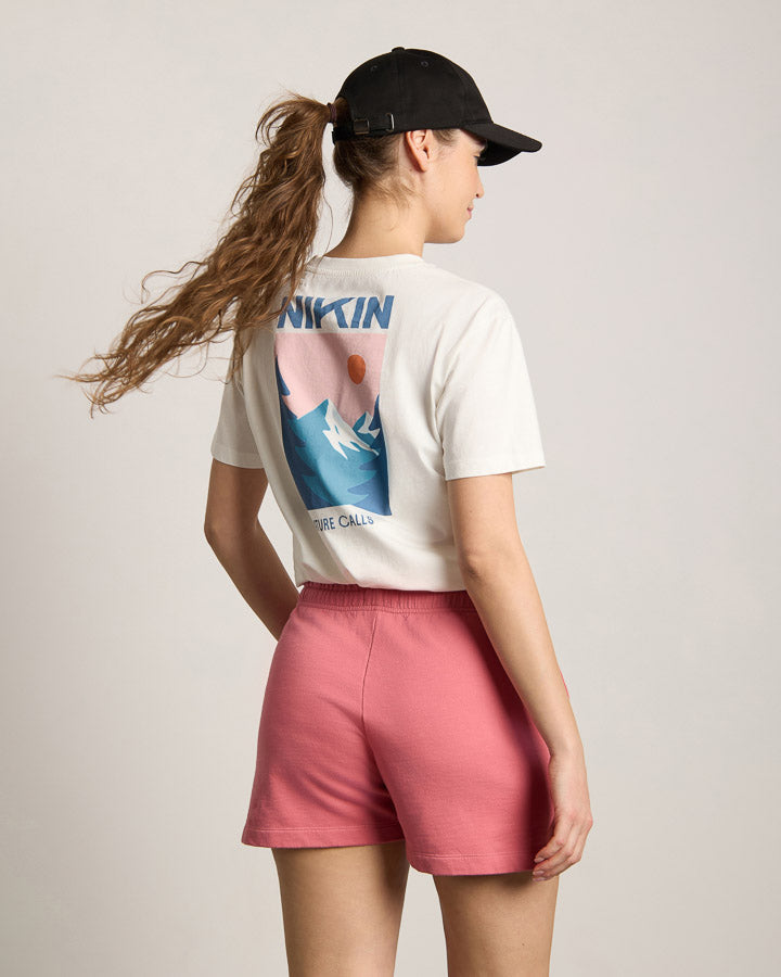 NIKIN TreeShirt Nature Calls Relaxed T-Shirt Damen Weiß