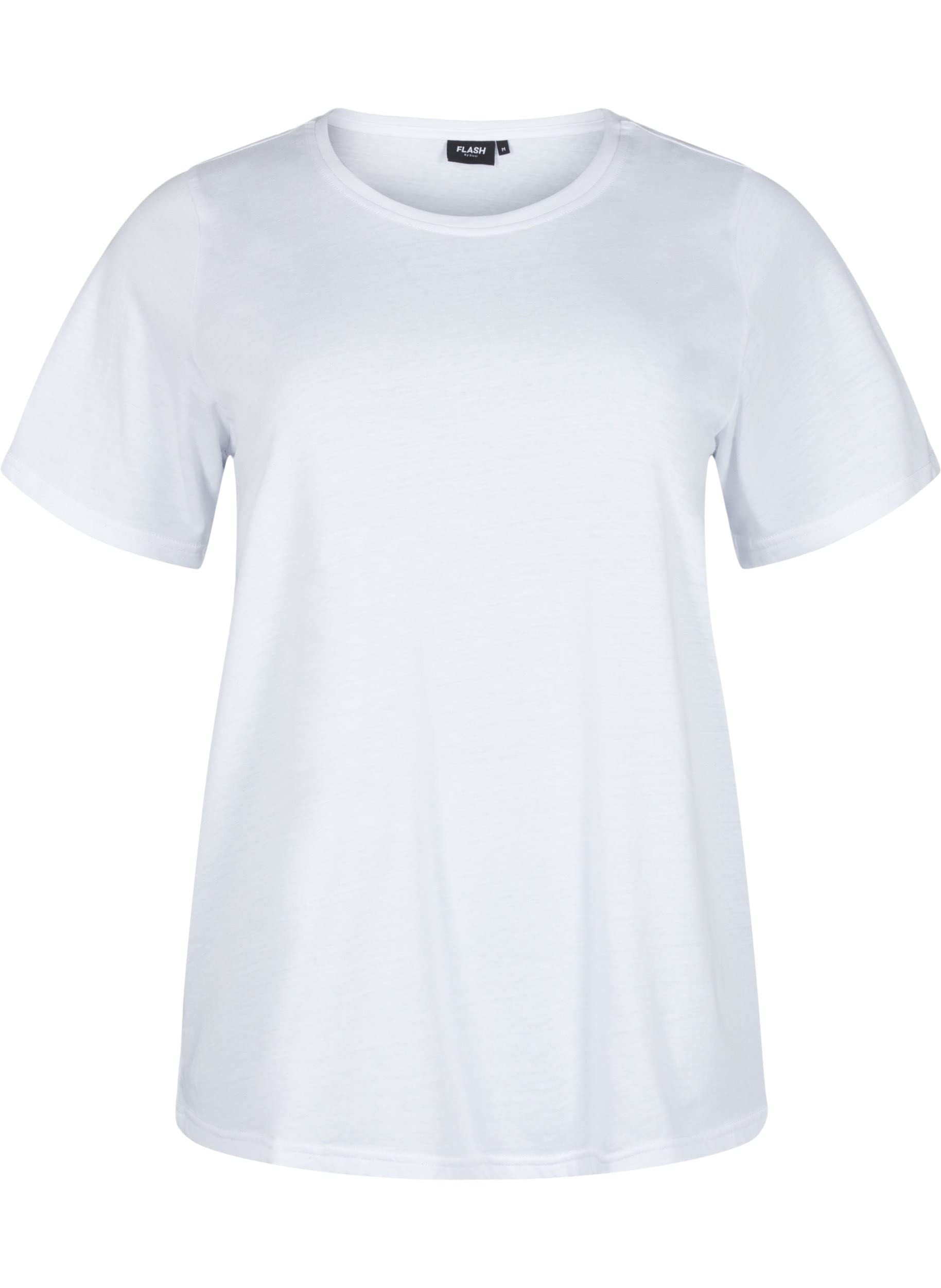 Flash by Zizzi T-Shirt 2er-Pack Rundhals Kurzarm Baumwolle