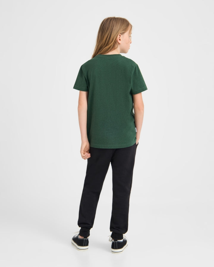 NIKIN TreeShirt Kids Kinder T-Shirt Olive Mel Bio-Baumwolle