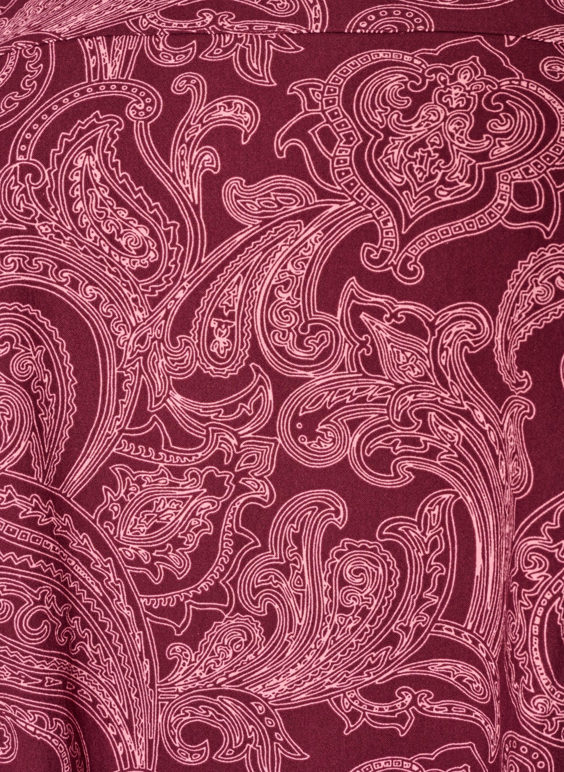 Zizzi Kleid Kurz Baumwolle Rundhals Gummizug Große Größen