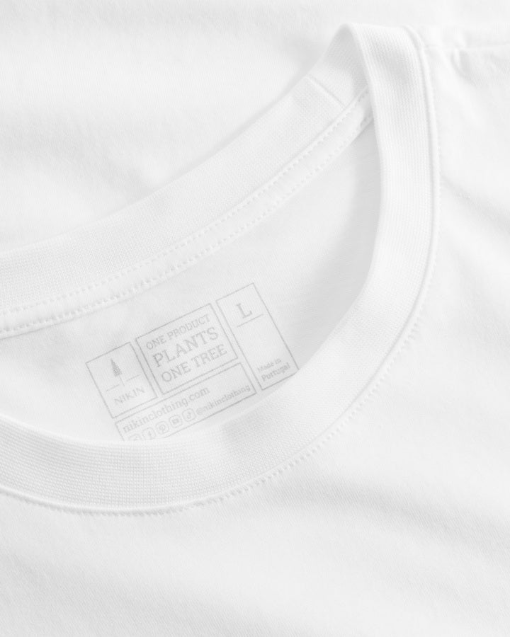NIKIN TreeShirt White T-Shirt Weiß Bio-Baumwolle