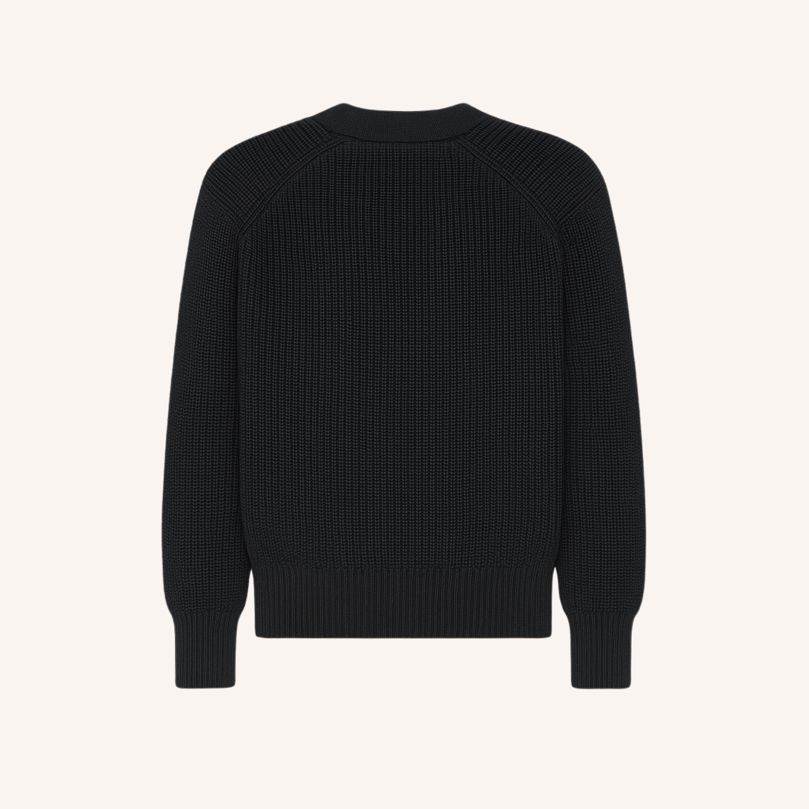 Nordlicht Marla Strickjacke Schwarz Bio-Baumwolle