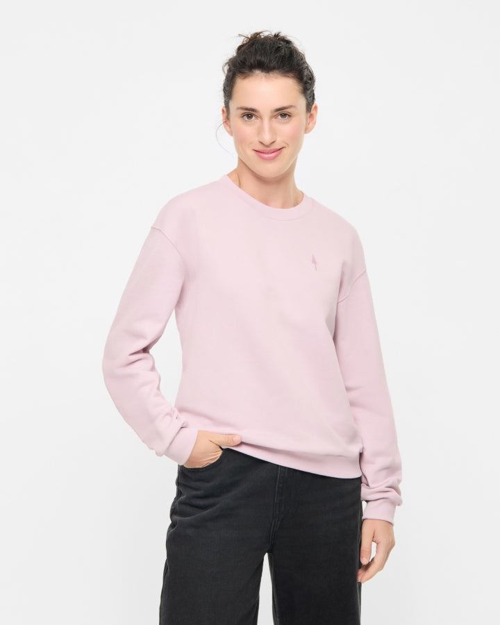 NIKIN TreeSweater Relaxed Pullover Damen Periwinkle Bio-Baumwolle