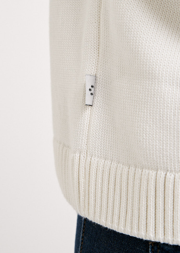 Wijld Strickpullover Ivory Damen Pullover Lyocell