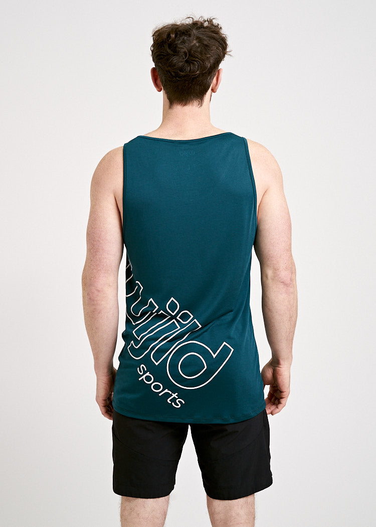 Wijld Sport Tank Top Petrol Herren Trägershirt atmungsaktiv