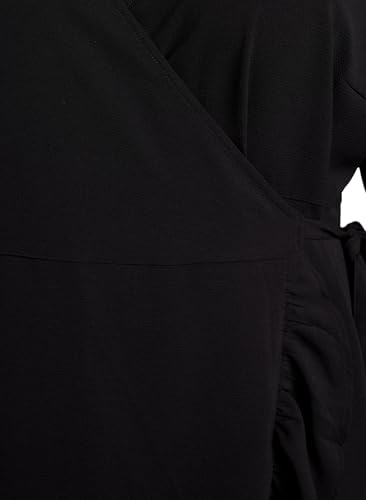 Zizzi Wickelkleid Große Größen Kurzarm mit Print