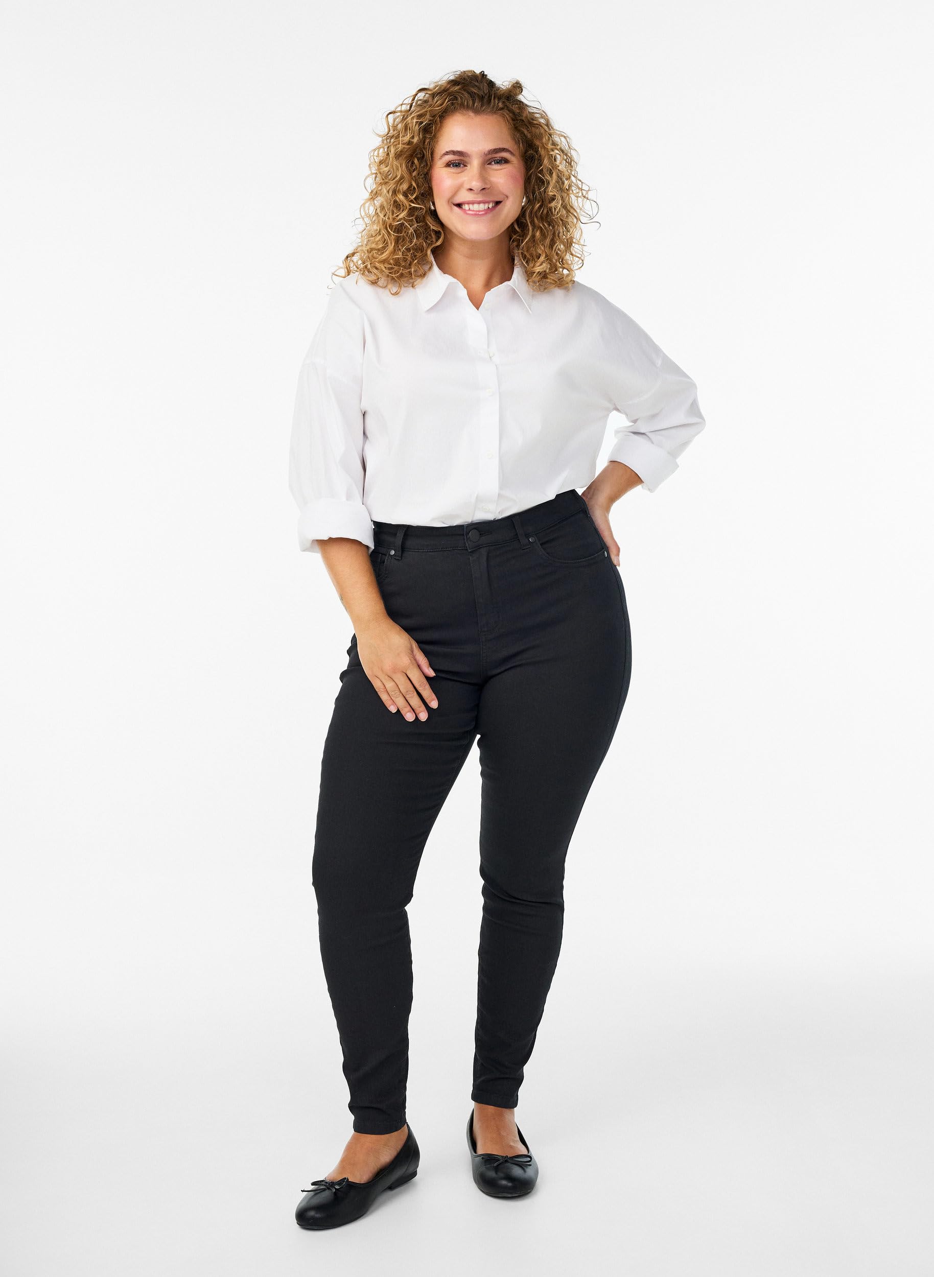 Zizzi Amy Skinny Jeans Damen High Waist Super Slim