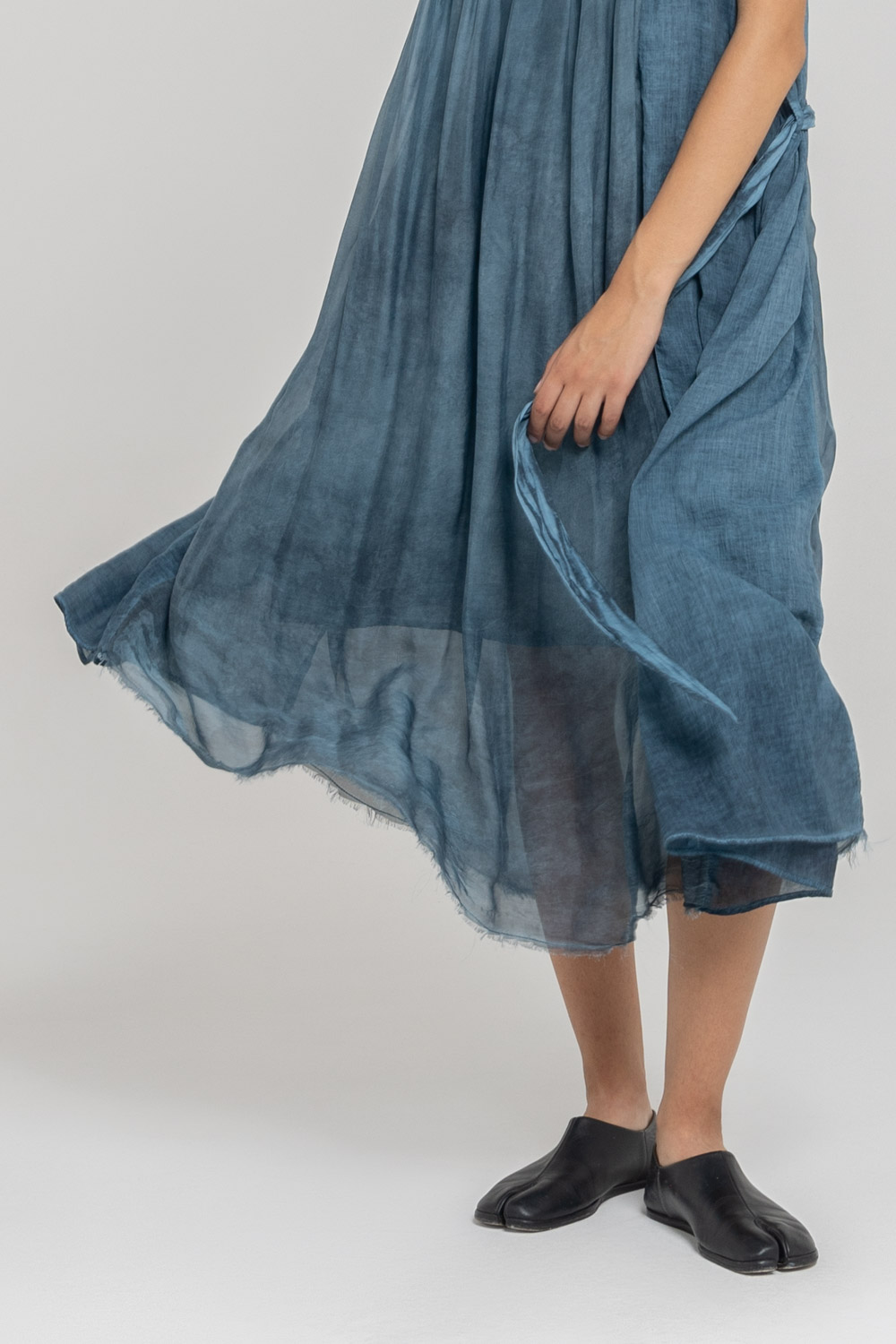 Sanctamuerte Abiti Abito Lungo Maxikleid lang
