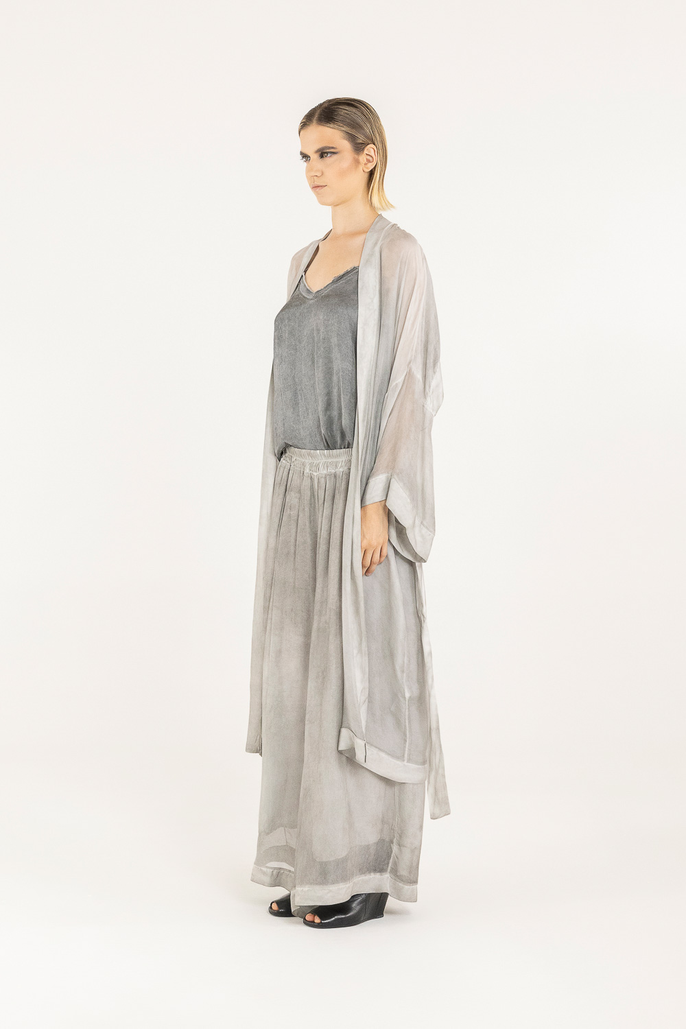 Sanctamuerte Capispalla Spolverino Kimono Viskose