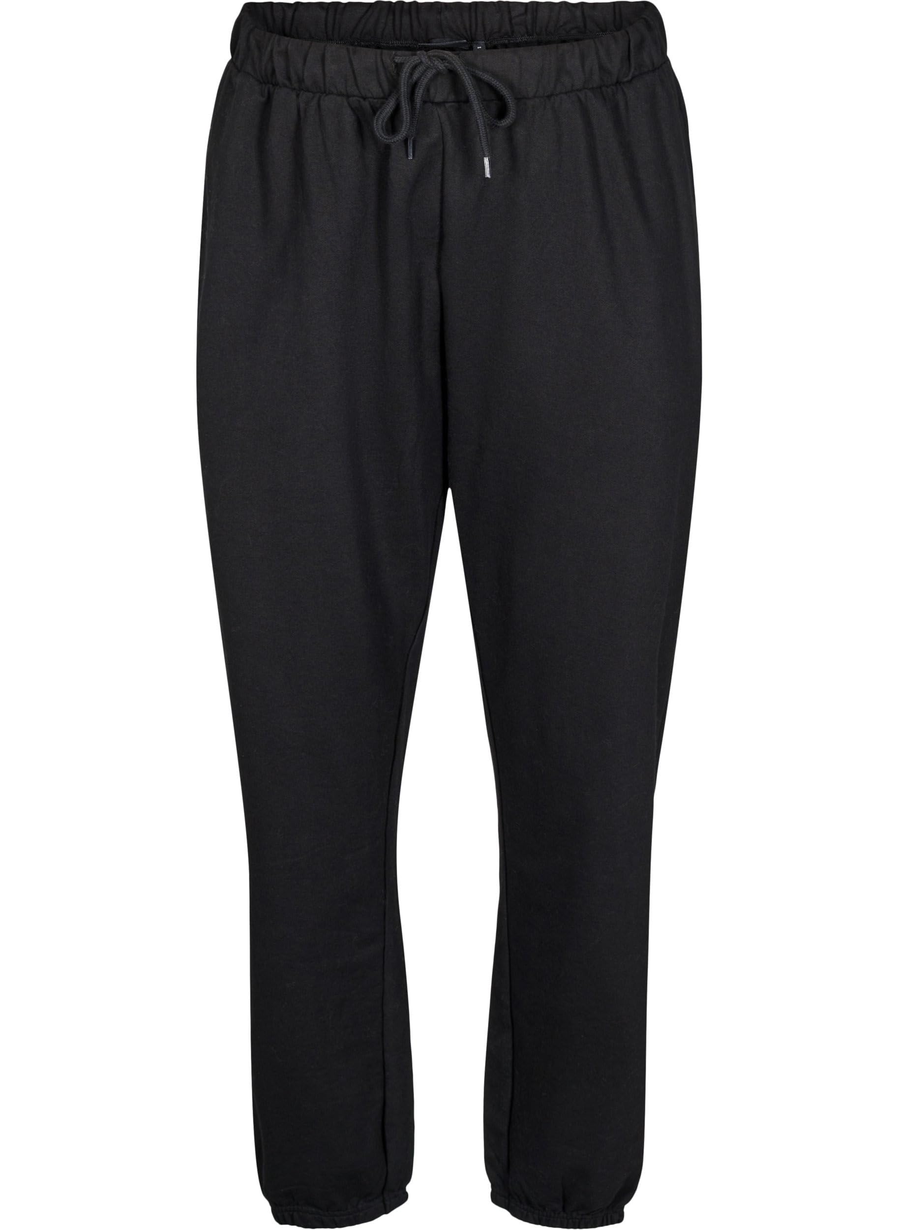 Zizzi Sweats Jogginghose Sweathose Große Größen Baumwolle Taschen