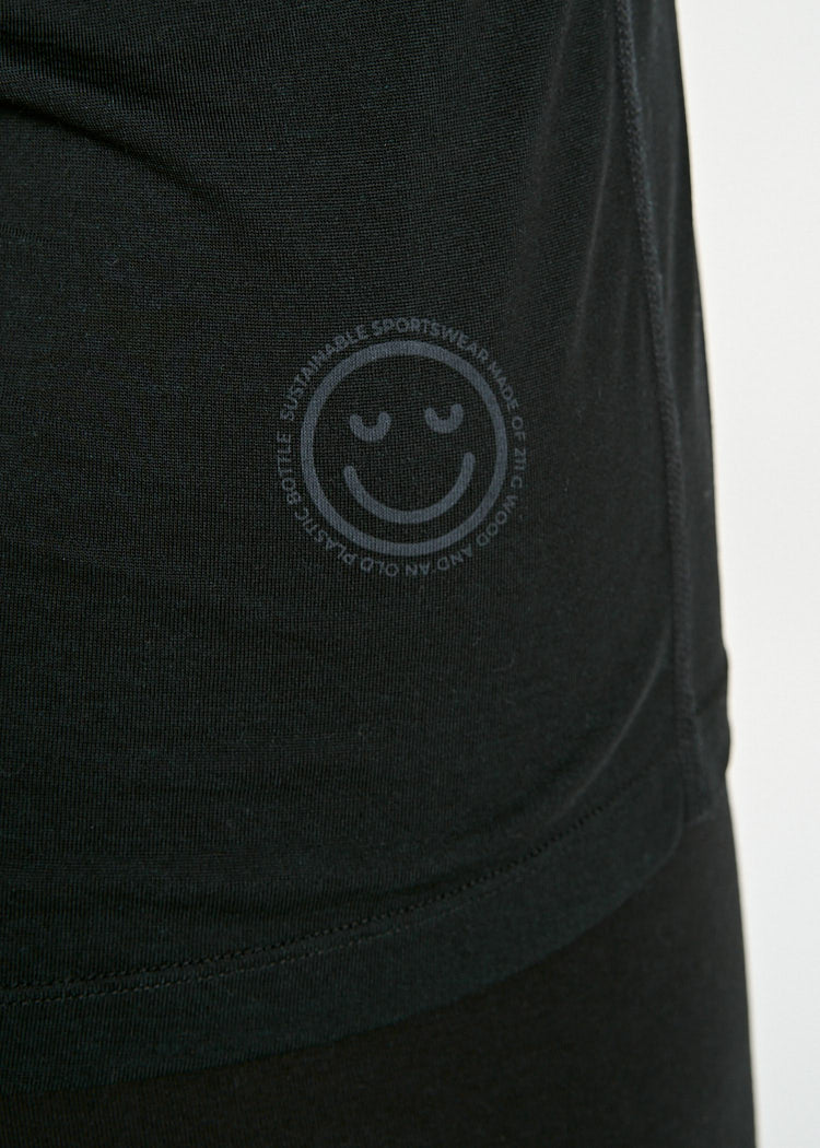 Wijld Fanny Black Gray Damen Sportshirt Atmungsaktiv