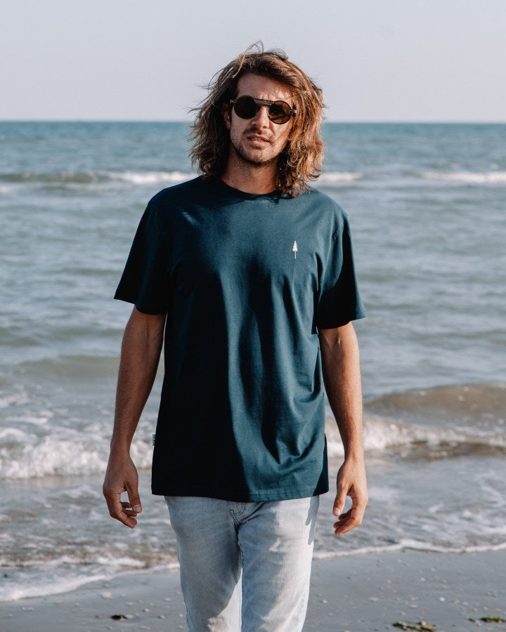 NIKIN TreeShirt Petrol T-Shirt Bio-Baumwolle