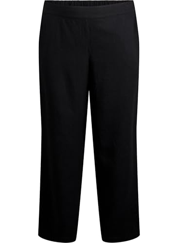 Zizzi Trousers Leinenhose Große Größen 42-60 Taschen