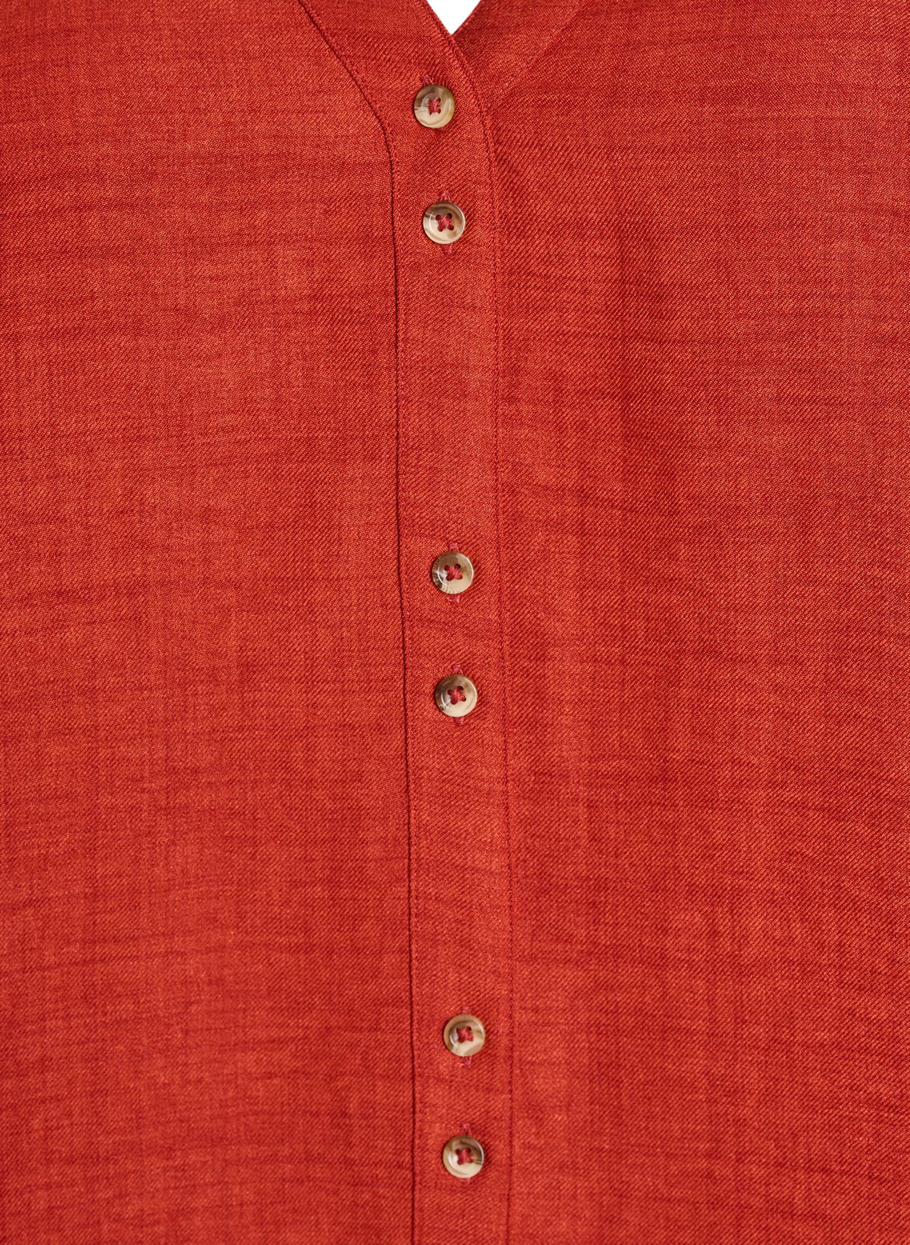 Zizzi Blouses Hemdbluse Große Größen 42-60 V-Ausschnitt