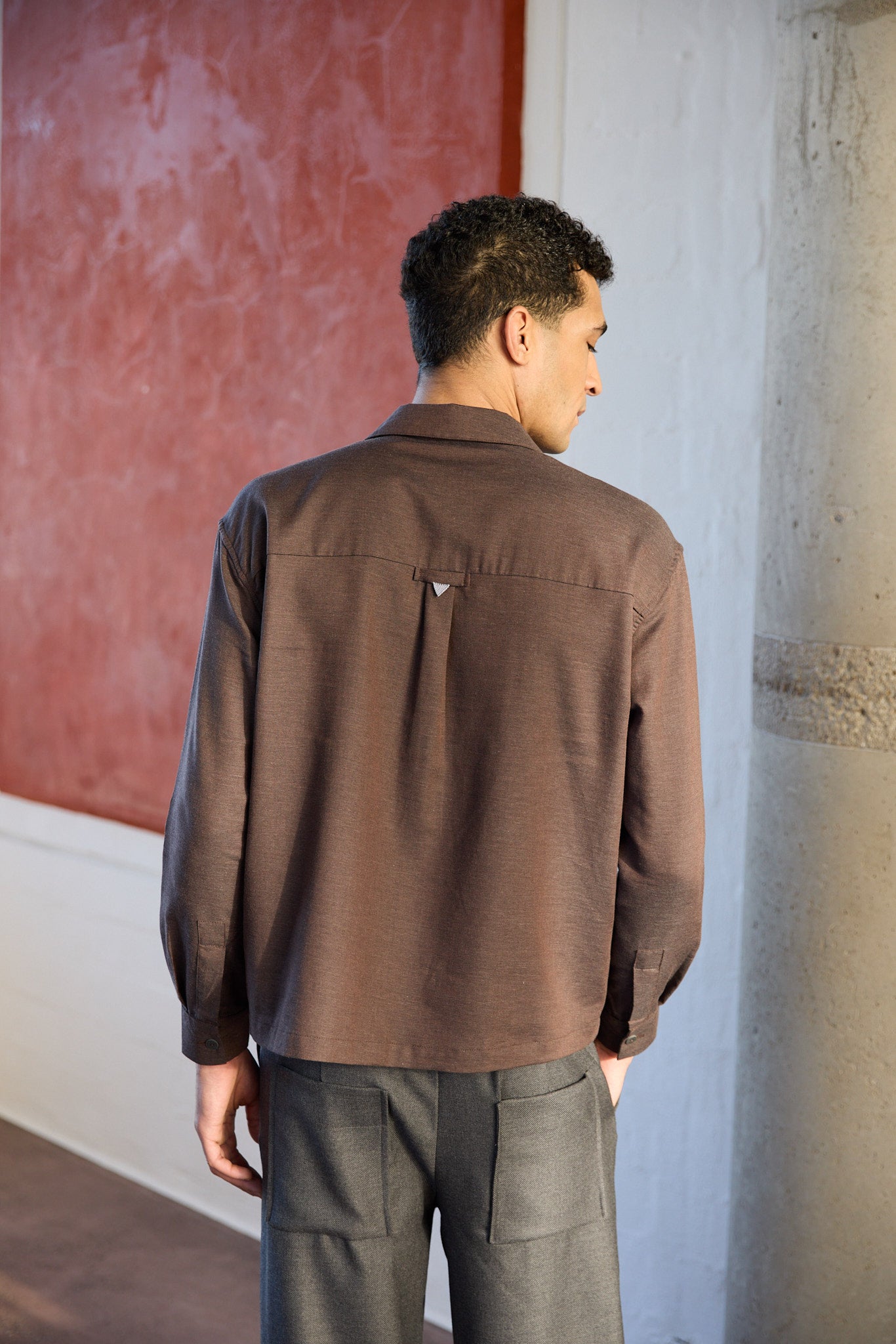 Christiane Strobel THEO Hemd Mocha Brown Kaschmir