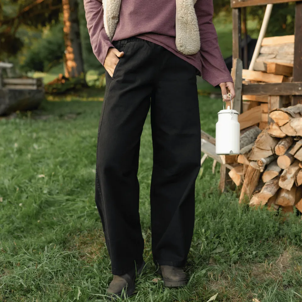 Nordlicht Livy Barrel Hose Damen Schwarz