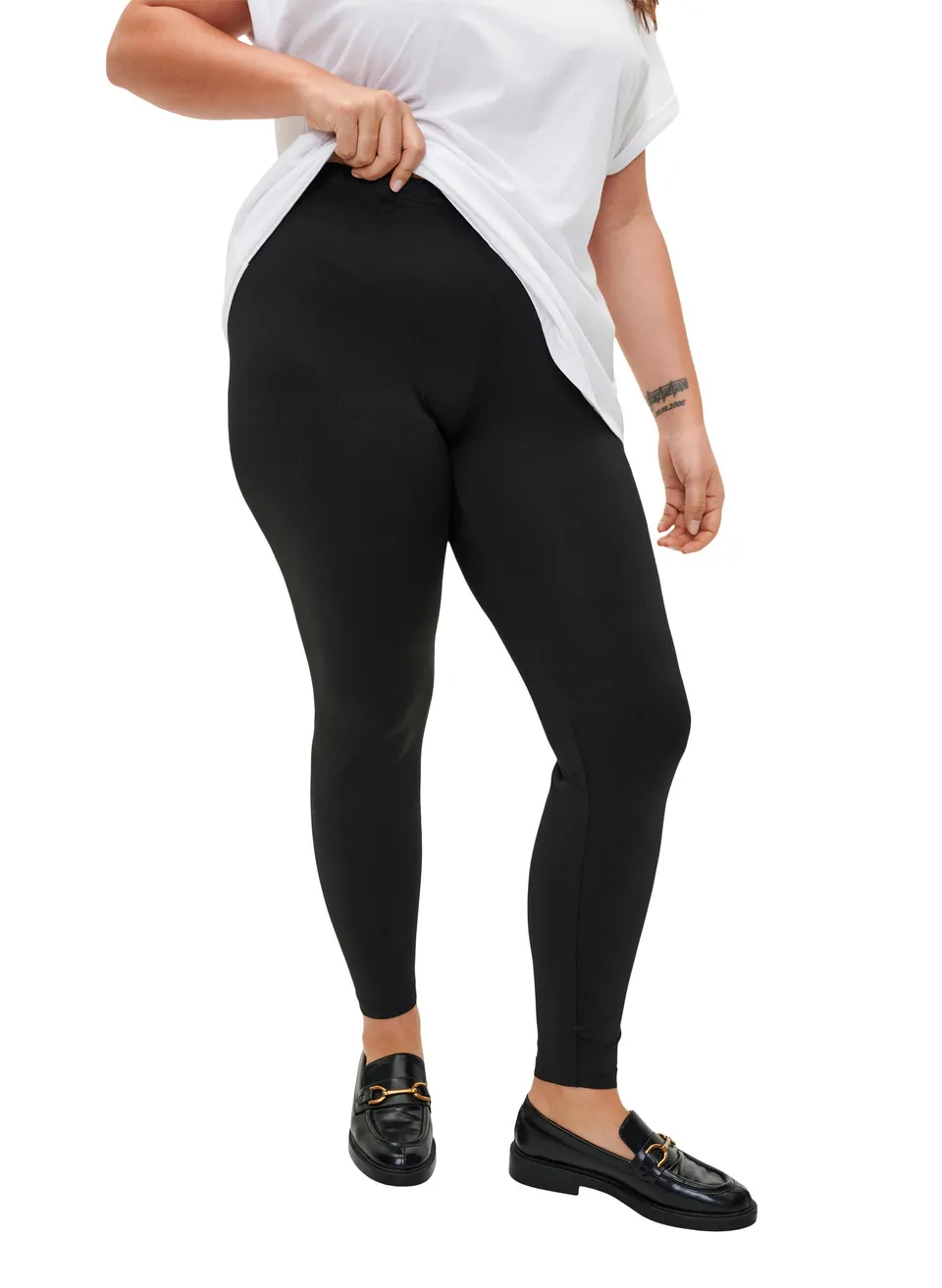 Zizzi Leggings 2er Pack Basic Gr. 42-44