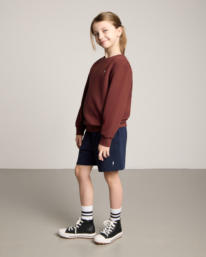 NIKIN TreeSweater Kids Kinderpullover Chestnut braun Bio