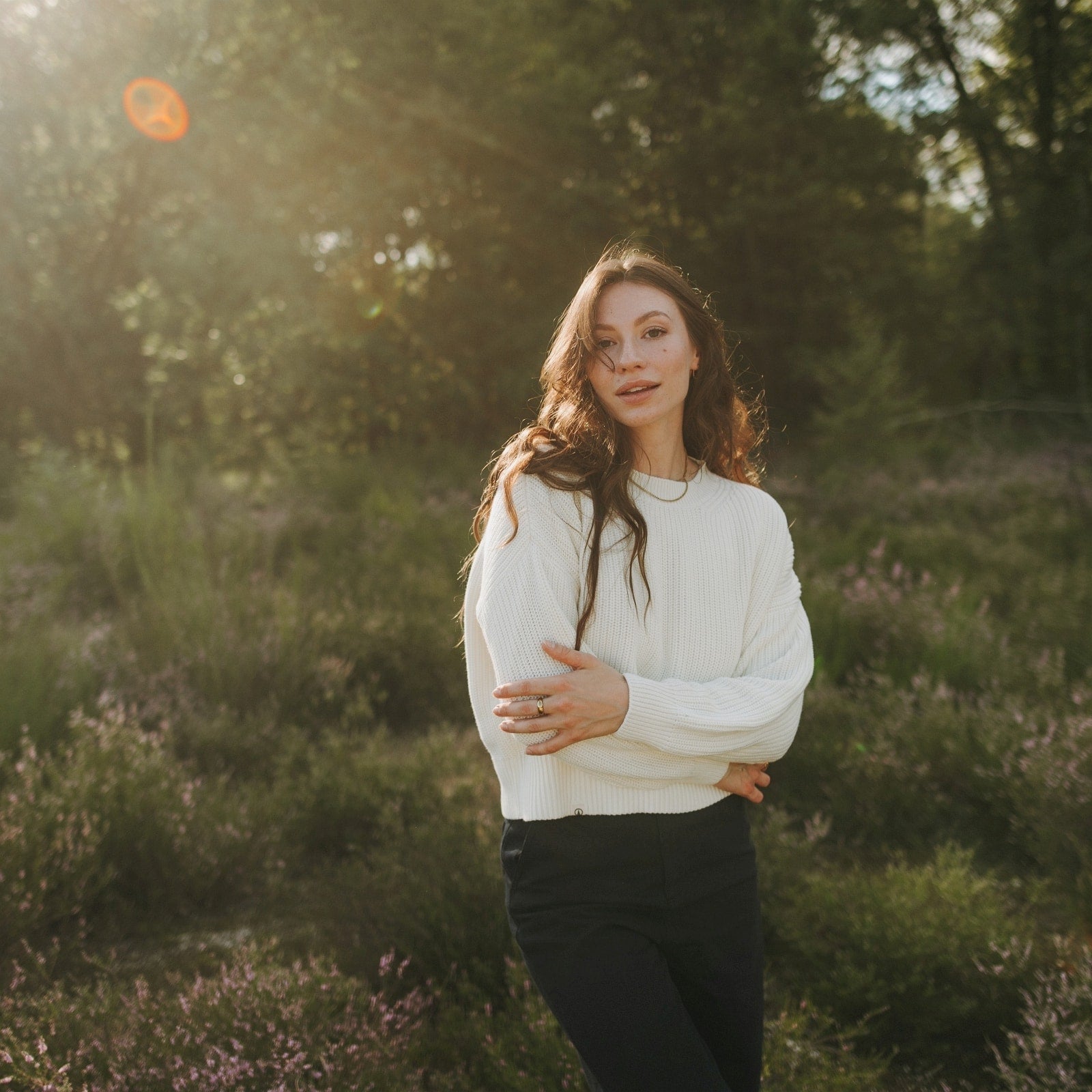 Nordlicht Mara Grobstrick Pullover Natur Bio-Baumwolle