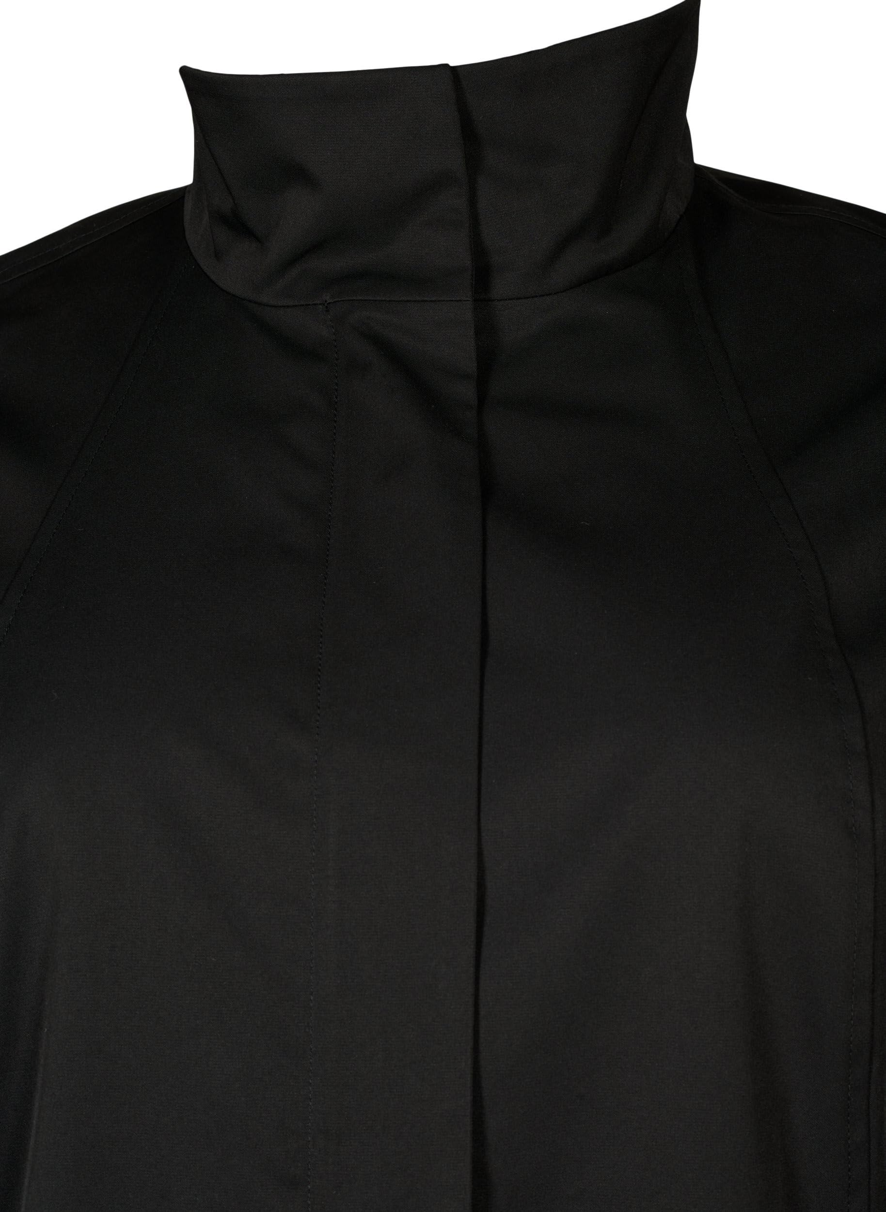 Zizzi Jacke Große Größen Kragen mit Reißverschluss