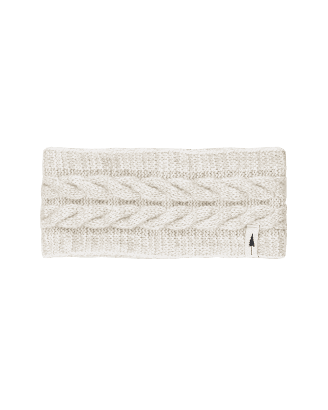 NIKIN TreeHeadband Cable Knit Stirnband Chalk beige One Size