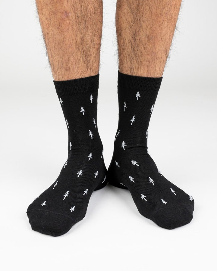 NIKIN TreeSocks Standard Allover Socken Schwarz Bambus