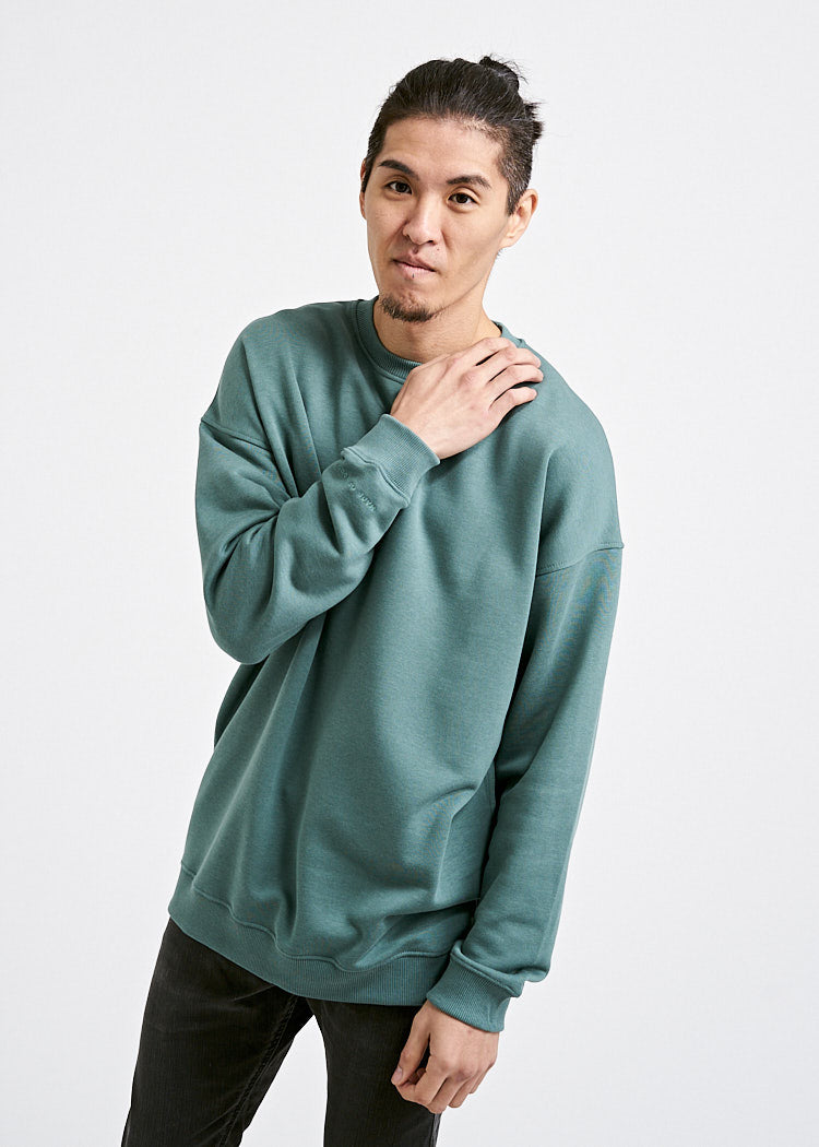Wijld Sweater Herren Silver Pine Sweatshirt Bio-Baumwolle