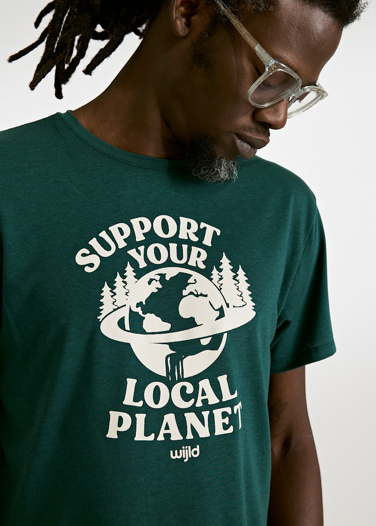 Wijld WoodShirt Alex Local Planet Herren T-Shirt Print