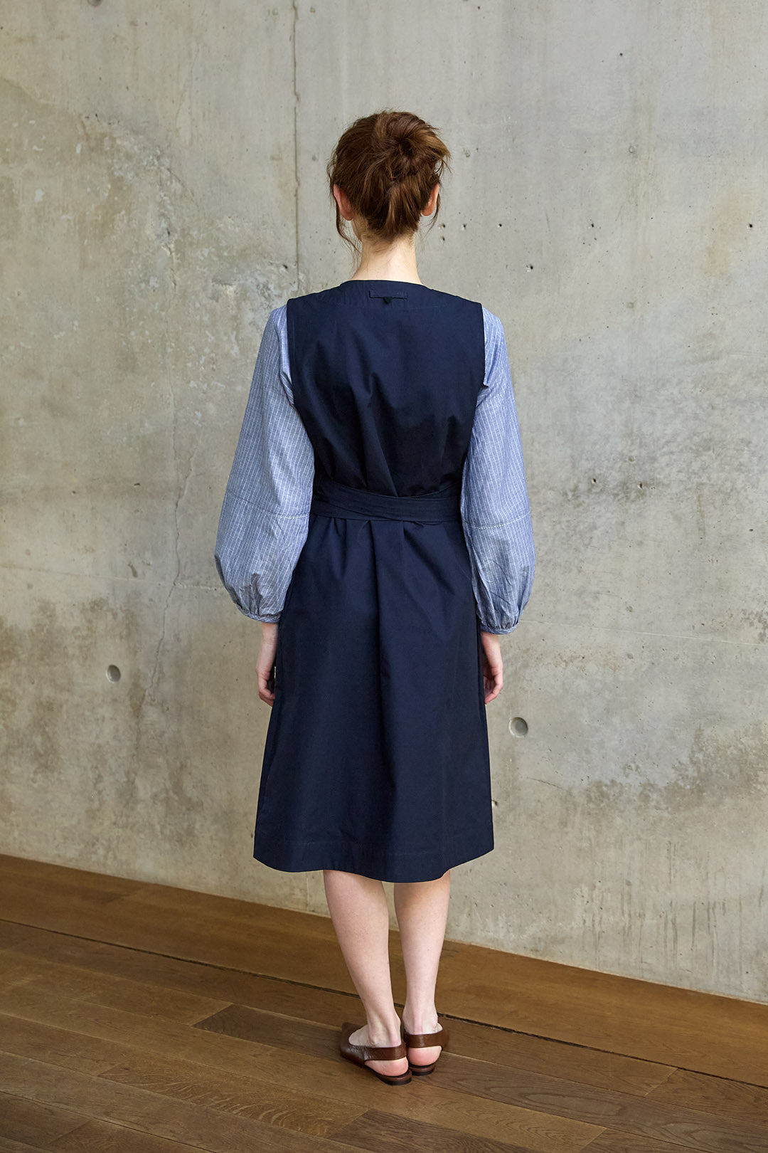 Christiane Strobel SASHA Wickelkleid Bio-Baumwolle Midi Größe S