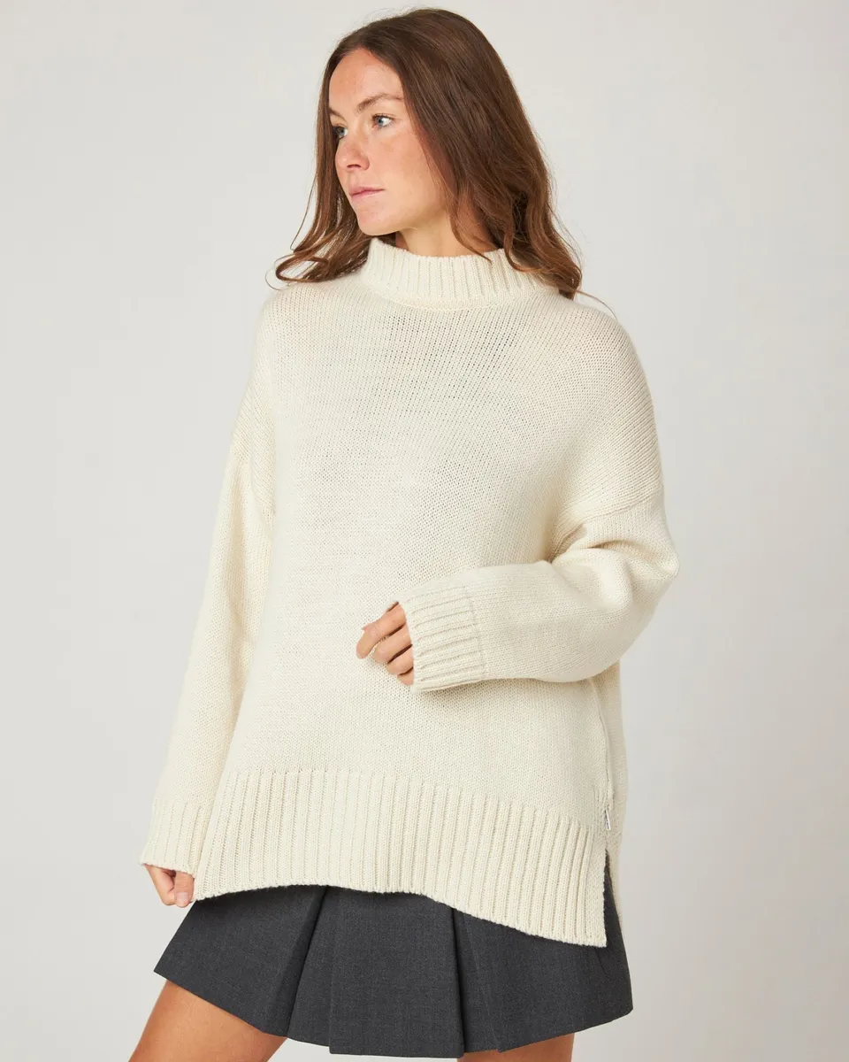 Peregrine Bearing Full Jumper Damen Navy M Merinowolle