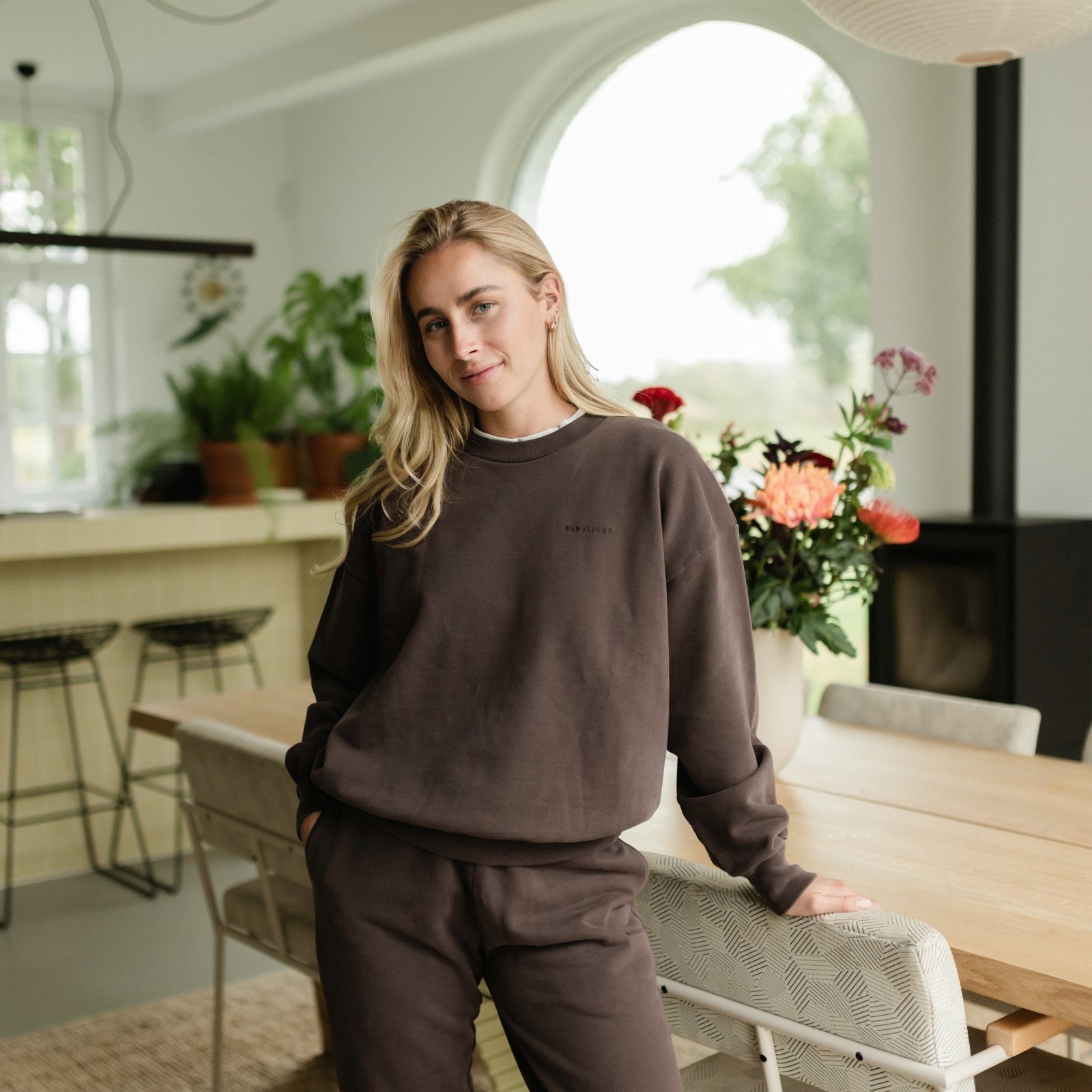 NORDLICHT Jonna Sweater Braun Pullover Bio weich