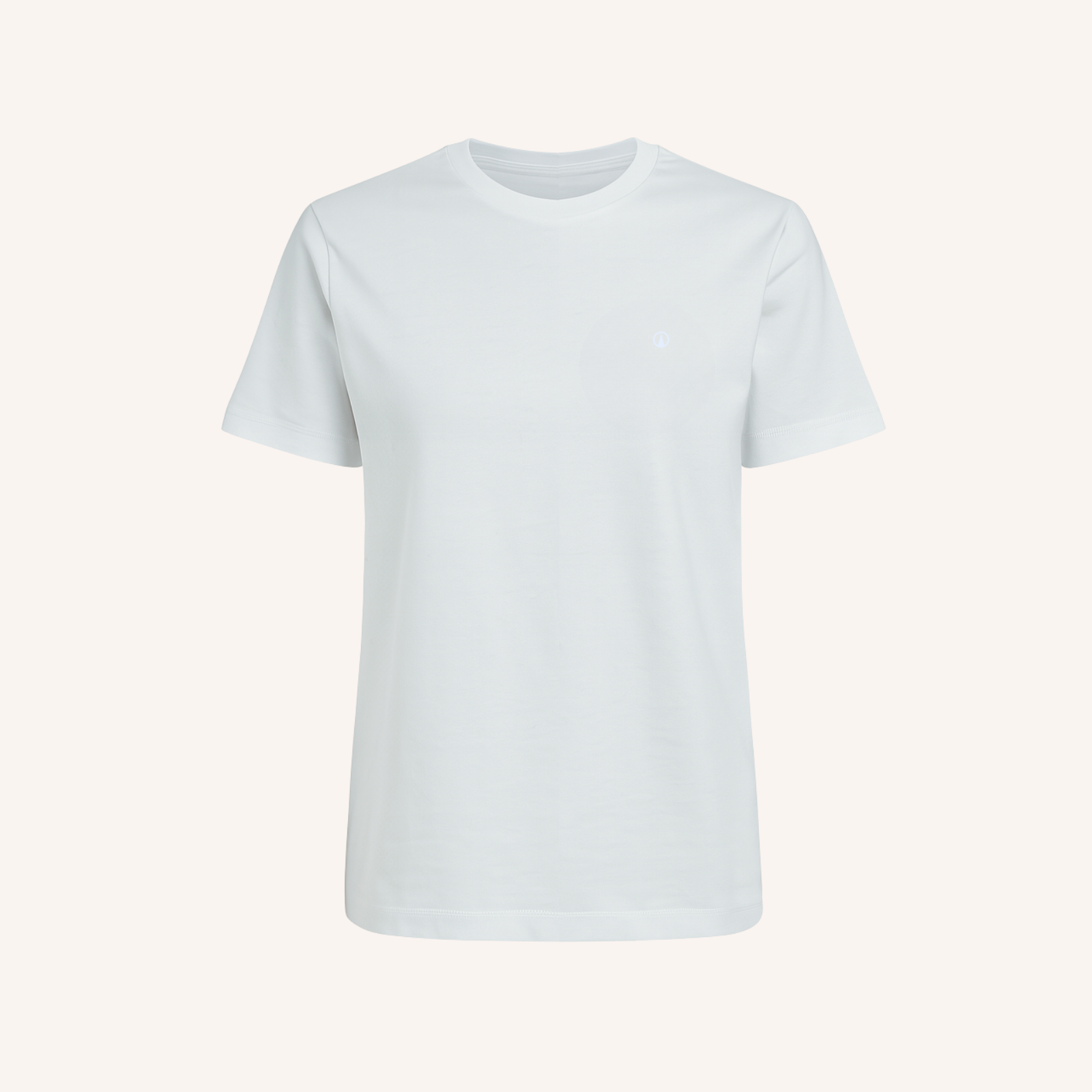 NORDLICHT Alva Rundhals T-Shirt Blau Recycling-Mix