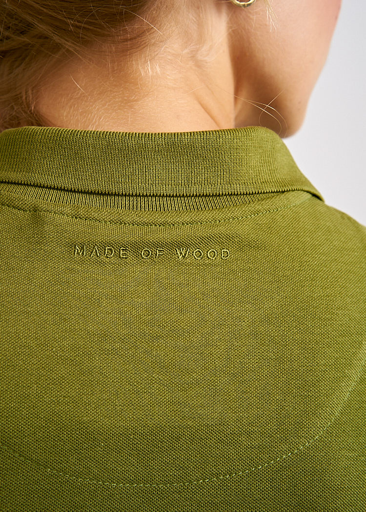 Wijld Polo-Shirt Olive Damen Poloshirt oliv