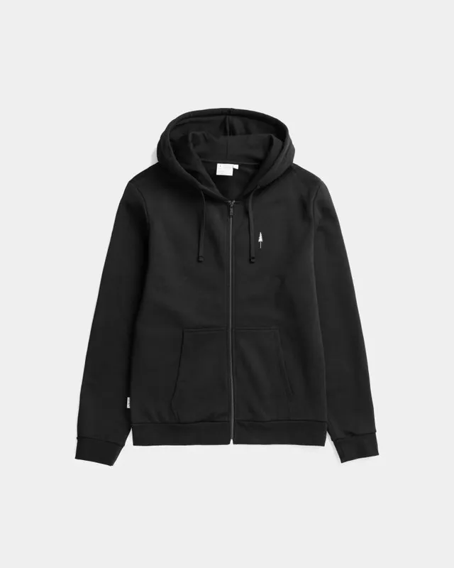 NIKIN TreeHoodie Jacket Kapuzenjacke schwarz Bio