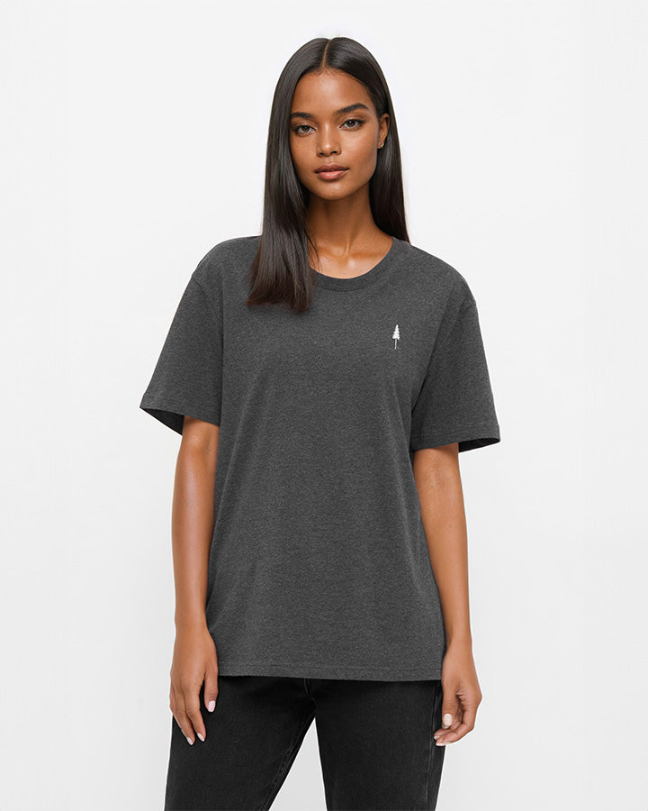 NIKIN TreeShirt Black Mel T-Shirt Bio-Baumwolle