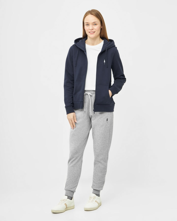 NIKIN TreeHoodie Kapuzenjacke Damen Dark Navy Bio-Baumwolle