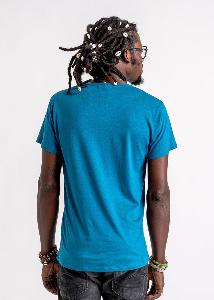 Wijld WoodShirt Alex Herren T-Shirt Petrol Lyocell