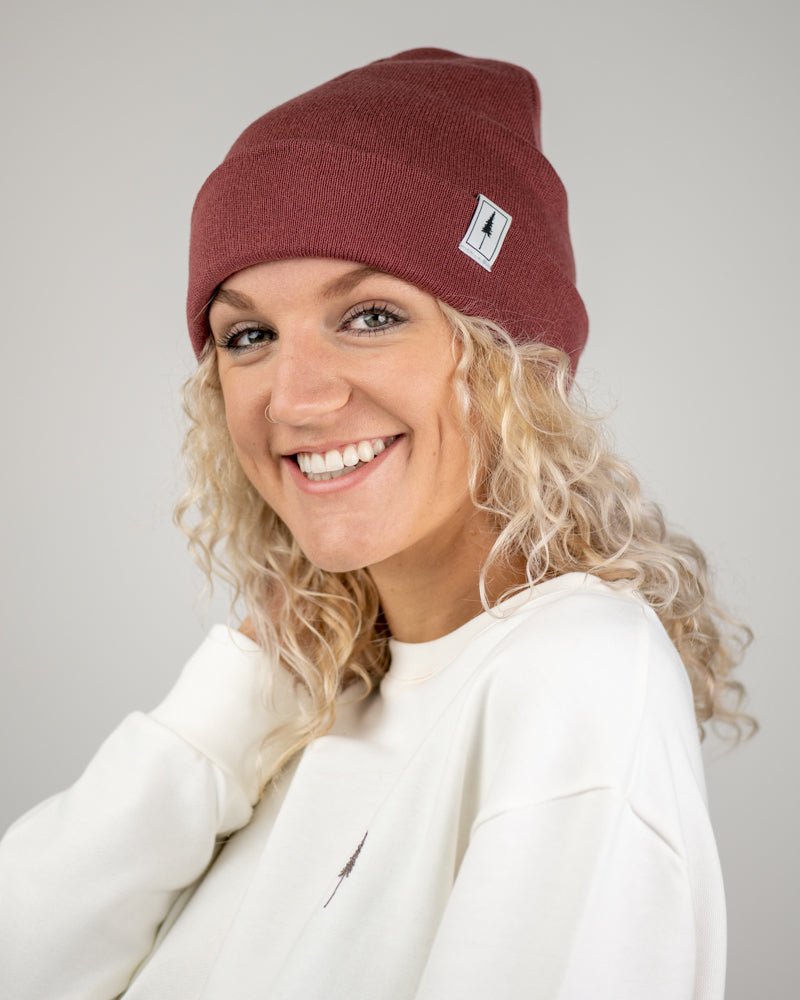NIKIN Treeanie Mütze Blush Beanie gestrickt One Size
