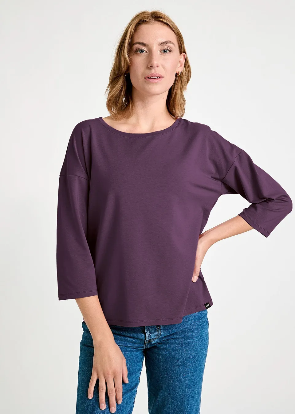 Wijld Christin Langarmshirt Damen Plum Perfect 3/4-Arm
