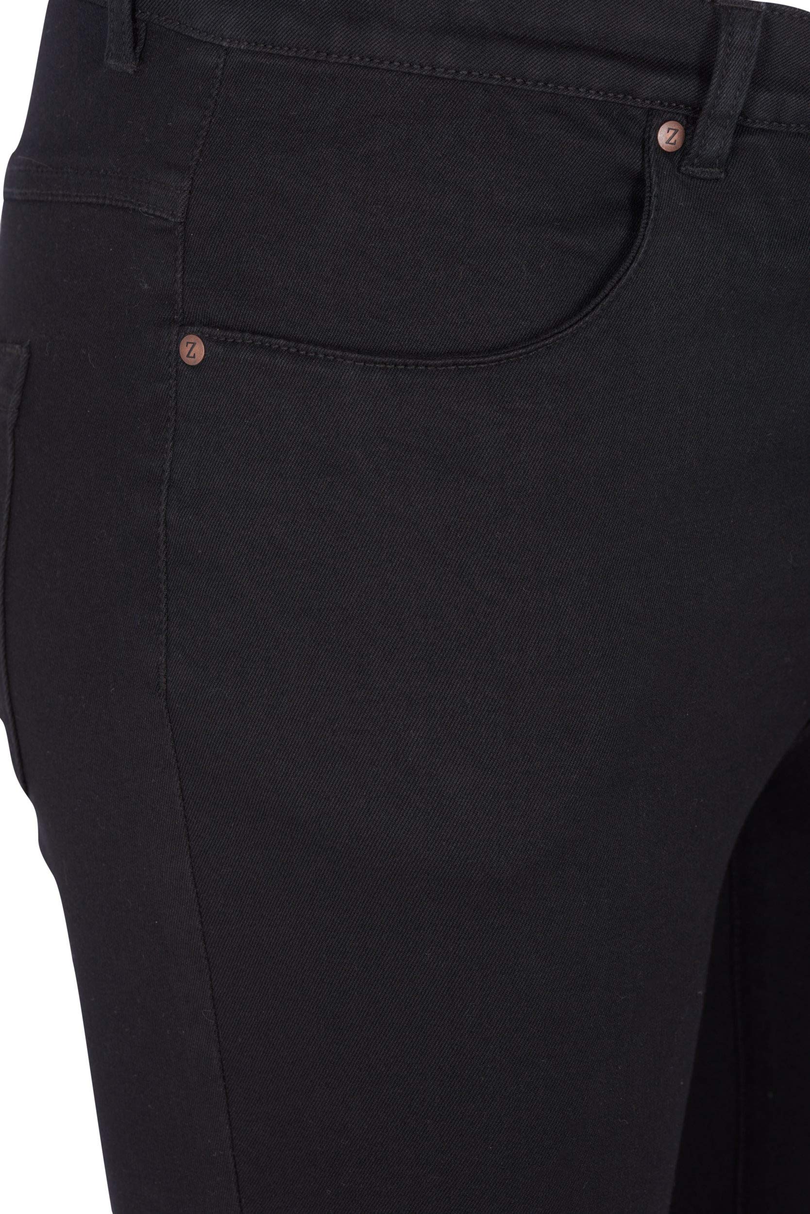 Zizzi Amy Super Slim Jeans Damen Schwarz Stretch