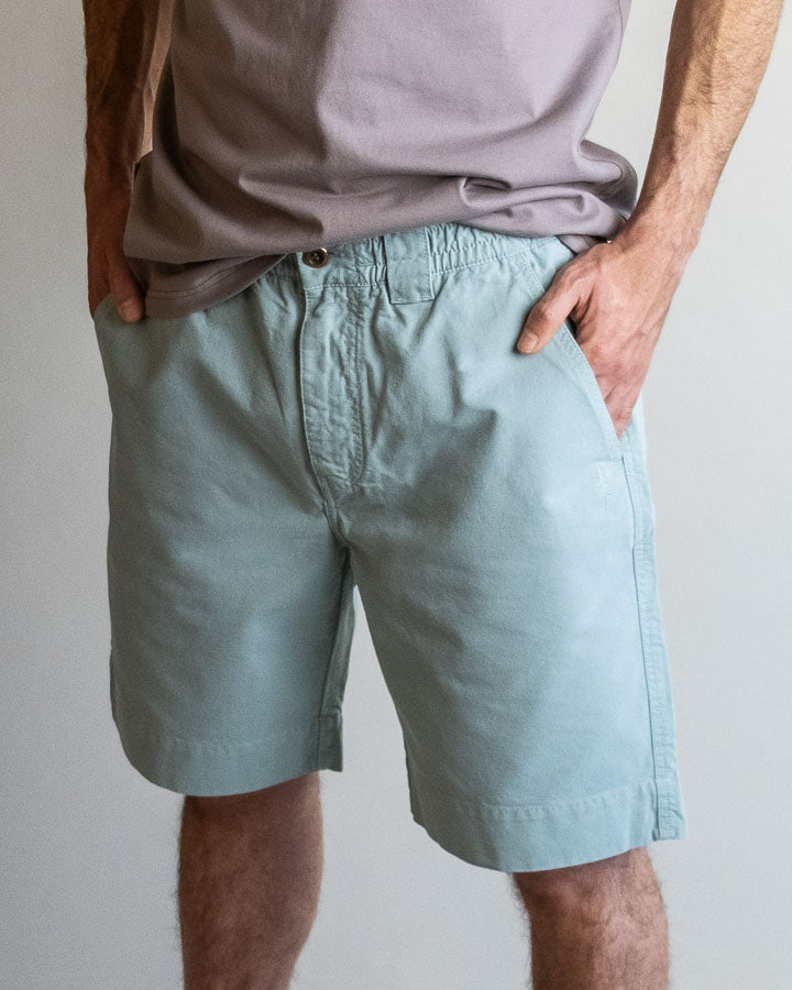 NIKIN TreeShorts Ripstop Shorts Dusty Teal Bio-Baumwolle