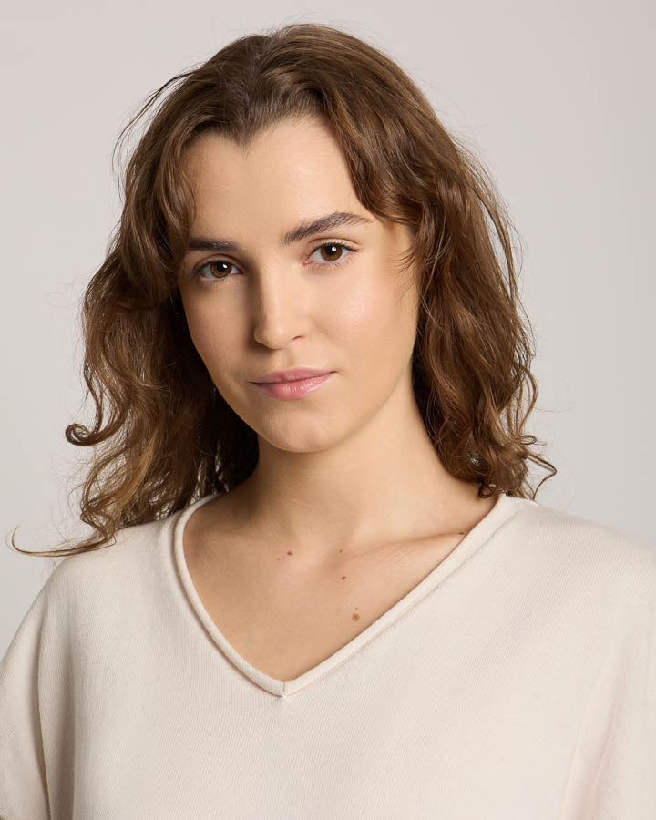 NIKIN TreePullover Knitted Light Pullover Faded Pearl Bio-Baumwolle