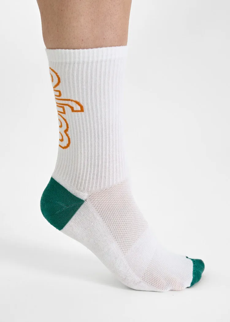 Wijld Socks Toni Tennissocken Orange Lyocell