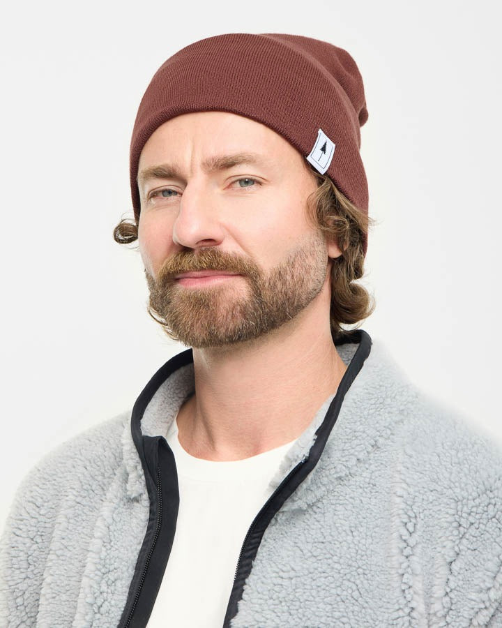 NIKIN Treeanie Chestnut Beanie Baumwolle braun One Size