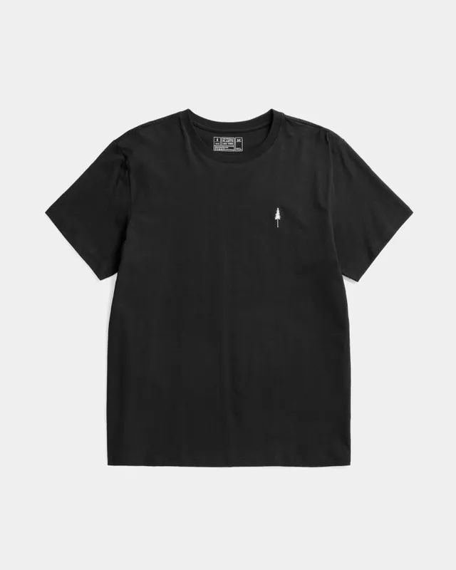 NIKIN TreeShirt T-Shirt Schwarz Bio-Baumwolle Unisex
