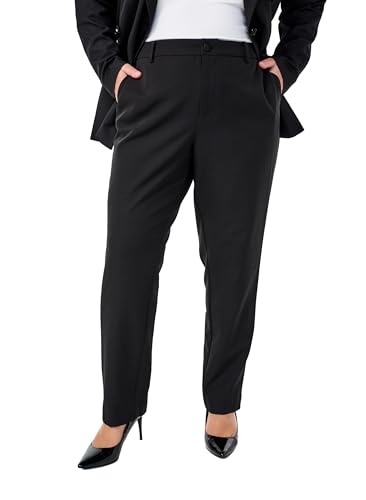 Zizzi Hose gerades Bein Taschen hohe Taille 42-60