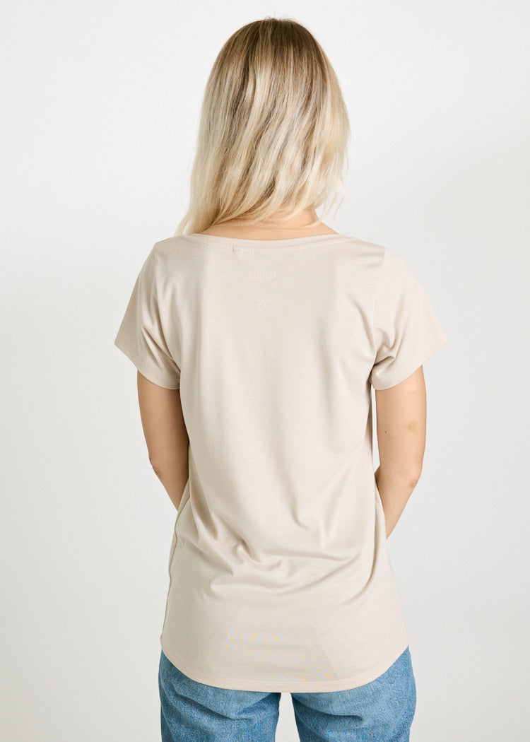 Wijld Lena Pumicestone Damen Woodshirt Holzfaser