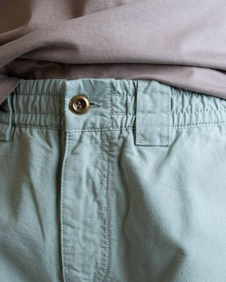 NIKIN TreeShorts Ripstop Shorts Dusty Teal Bio-Baumwolle