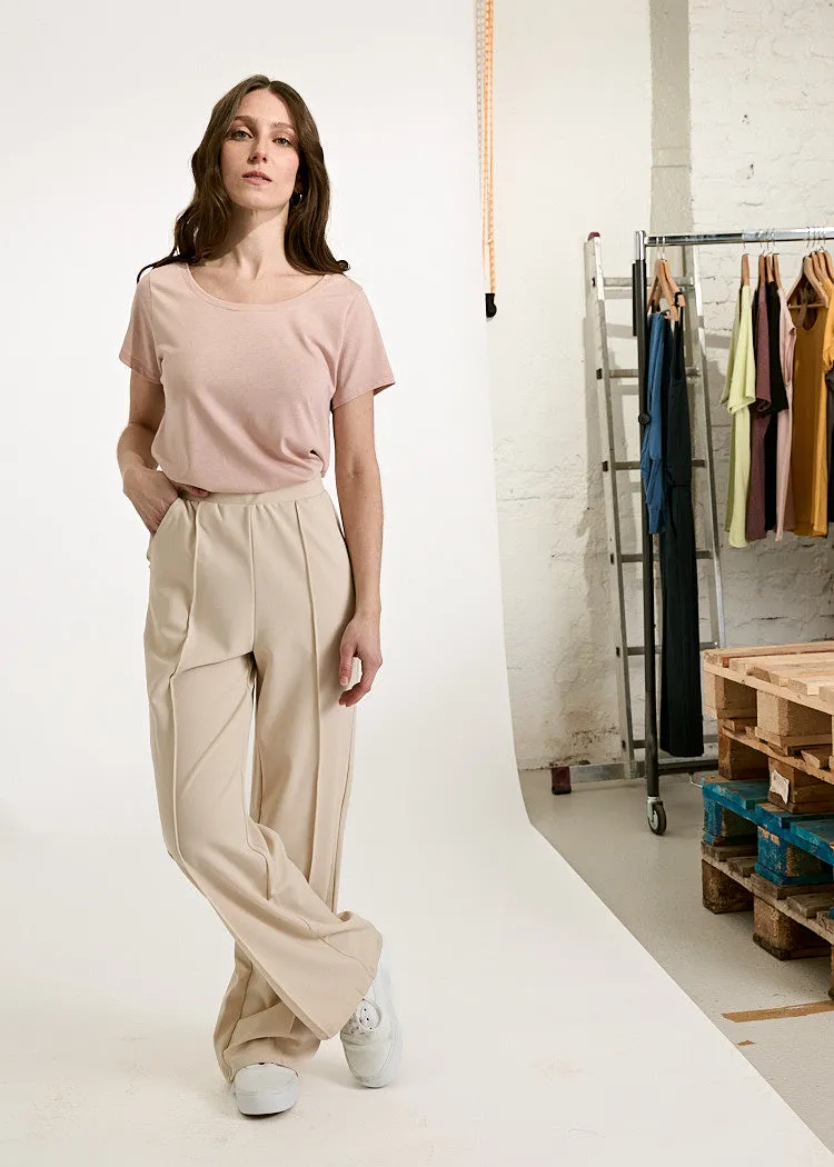 Wijld Woodshirt Lena Damen T-Shirt Smoked Rose Holz