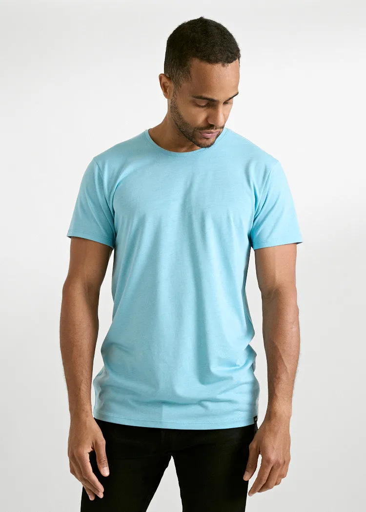 Wijld WoodShirt Alex Herren T-Shirt Milky Blue Lyocell